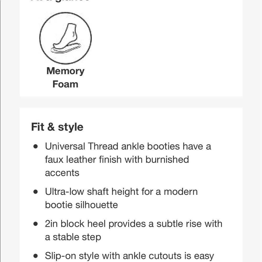 Universal Thread Rylie Ankle Boots - Picture 5 of 7